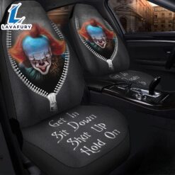 Pennywise It Horror Get In Sit Down Shut Up And Hold On Car Zipper Car Seat Covers