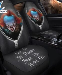 Pennywise It Horror Get In Sit Down Shut Up And Hold On Car Zipper Car Seat Covers