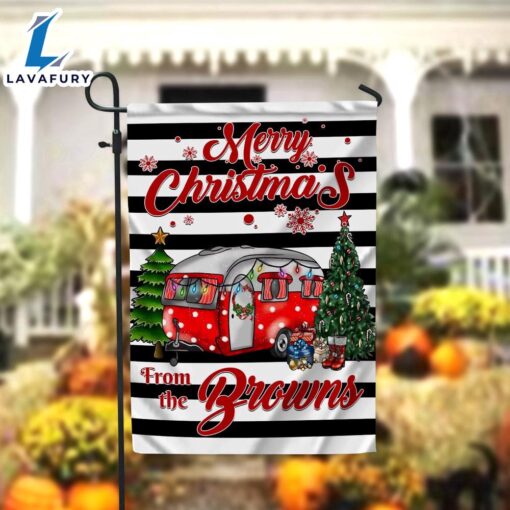 Merry Christmas  Personalized Christmas Garden FlagXmas, Garden Flags, Outdoor Xmas Flags