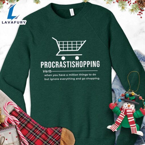 Procrastishopping Version 1 Sweatshirt – Gift Christmas Sweatshirt