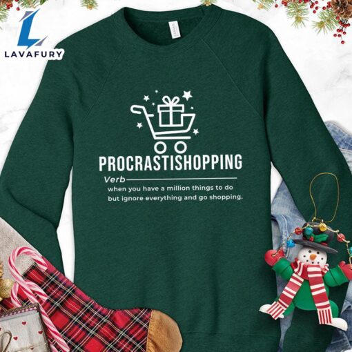 Procrastishopping Version 4 Sweatshirt – Gift Christmas Sweatshirt