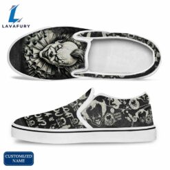 PW Horror Movie Slip On Shoes - Customized Name