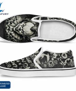 PW Horror Movie Slip On Shoes - Customized Name