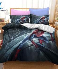 Red Spider Man Cartoon Bedding…