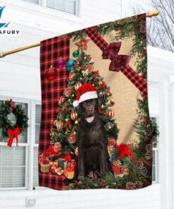 Merry Christmas Santa Chocolate Labrador…