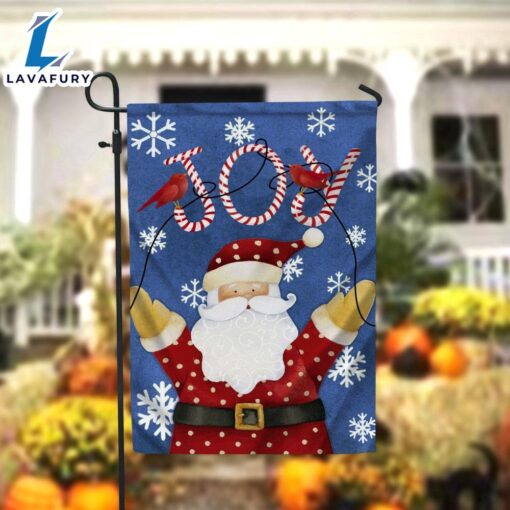 Merry Christmas  Santa Joy Garden FlagsXmas, Garden Flags, Outdoor Xmas Flags