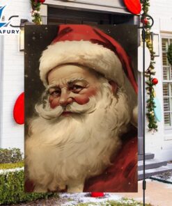 Merry Christmas Santas Thoughtful Gaze…