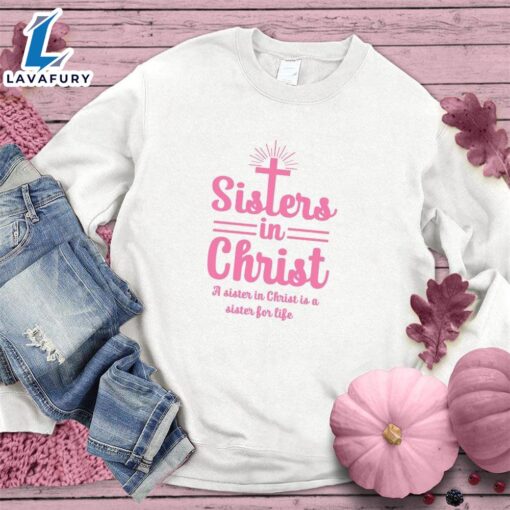 Sisters In Christ Sweatshirt Pink Edition , Cancer Awareness Shirt