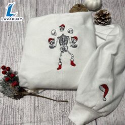 Merry Christmas Skeleton Christmas Embroidery…