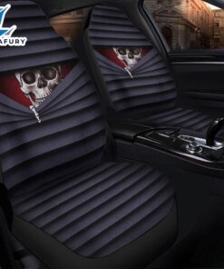 Skull Hiding Zipper Car Seat Covers