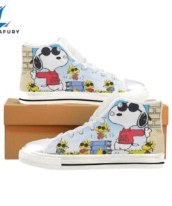 Snoopy Easter High Top Shoes…