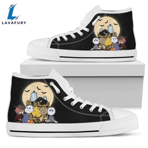 Snoopy Halloween Costume High Top Shoes Sneakers High Top Shoes