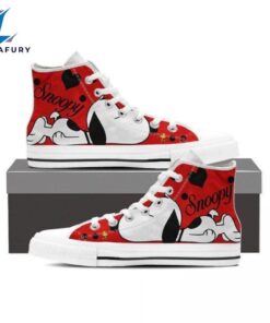 Snoopy Sleeping Unisex High Top…