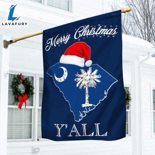 Merry Christmas  South Carolina Merry Christmas Flag