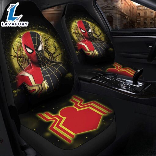 Spider Man Black Suit No Way Home Moonlight Premium Custom Car Seat Covers Decor Protectors