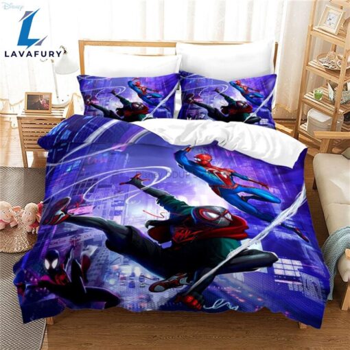 Spider Man Digital Print Bedding Set Cartoon 3D Duvet Cover