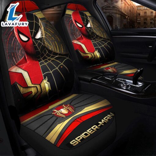 Spider Man No Way Home Black Suit Car Seat Covers