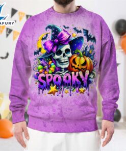 Spooky Witchy Skeleton Halloween 3D…