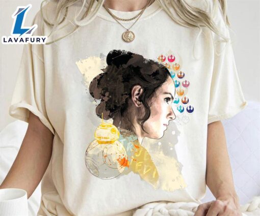 Star Wars The Rise of Skywalker Rey Collage Shirt