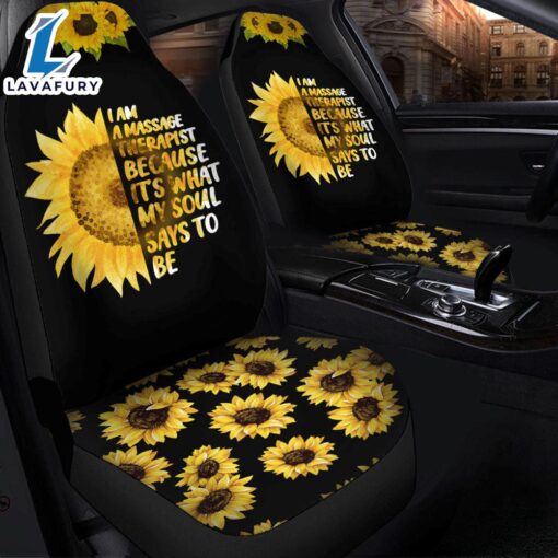 Sunflower What My Soul Says To Be Premium Custom Car Seat Covers Decor Protectors