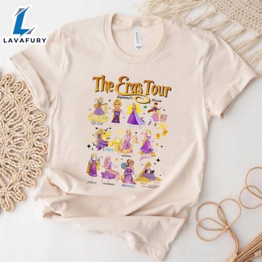 Taylor Swift Eras Tour Disney Princess – Rapunzel Version Ver 2 Tee Shirt