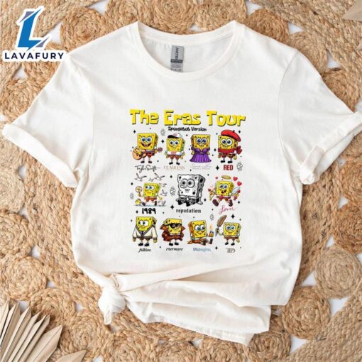 Taylor Swift Eras Tour – Spongebob Verion Tshirt Tee Shirt