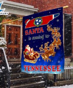 Merry Christmas Tennessee Christmas Flag…