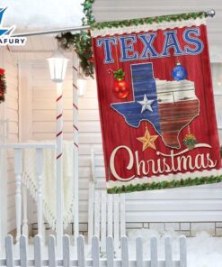 Merry Christmas Texas Christmas Flag