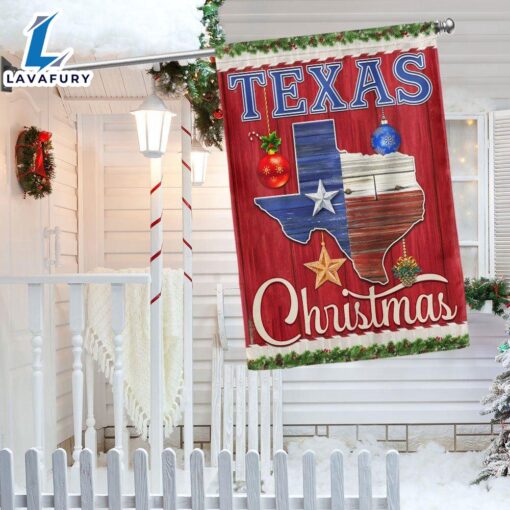 Merry Christmas  Texas Christmas Flag