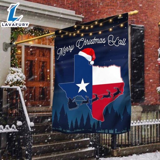 Merry Christmas  Texas Merry Christmas Y’all Flag – Christmas Flag