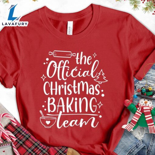 The Official Christmas Baking Team T-Shirt  Gift For Christmas