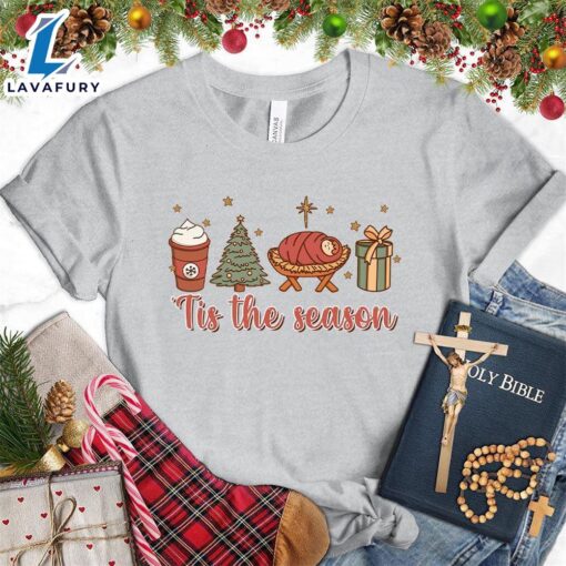 Tis The Season Christmas Colored Edition T-Shirt  Gift For Christmas