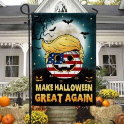 Trump Halloween Flag Make Halloween Great Again Flag, Halloween Garden Flags