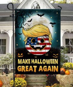 Trump Halloween Flag Make Halloween Great Again Flag, Halloween Garden Flags