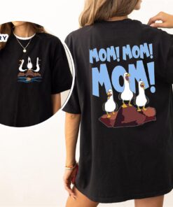 Two Sided Mom Mom Mom Seagulls Finding Nemo Disney Shirt