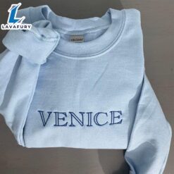 Merry Christmas Venice Embroidered Sweatshirt…