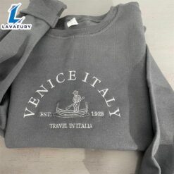 Merry Christmas Venice Italy Embroidered…