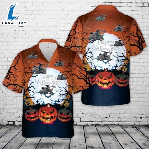 Veteran Halloween, Us Air Force Mh53 Pave Low Halloween Hawaiian Shirt