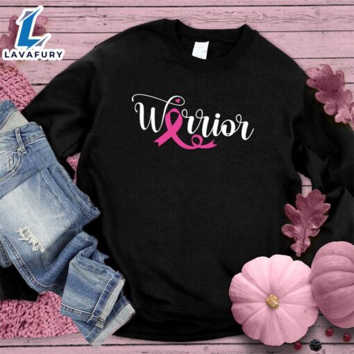 Warrior Ribbon Colored Edition Sweatshirt , Cancer Awareness Shirt