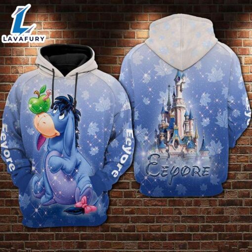 Winnie The Pooh Cartoon Eeyore Leaf Hoodie All Over Printed 3D Unisex Men Women