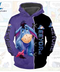 Winnie The Pooh Cartoon Eeyore Xx Hoodie All Over Printed 3D Unisex Men Women