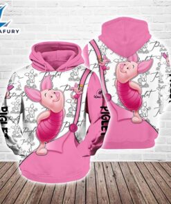 Winnie The Pooh Cartoon Fall Piglet Hoodie All Over Printed 3D Unisex Men Women