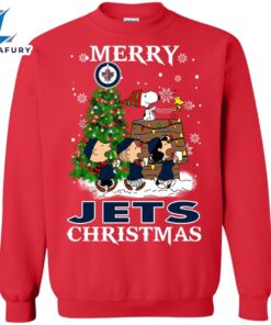 Winnipeg Jets Christmas Snoopy Ugly…