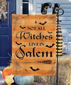 Witch Witchcraft Halloween Flag Not…