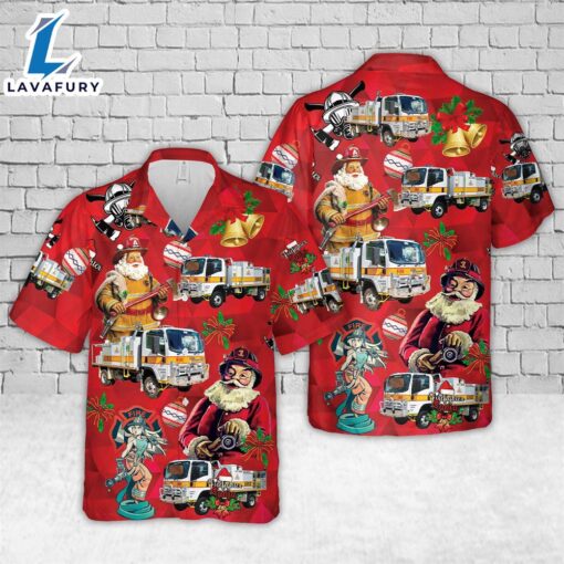 ACT Rural Fire Service Fleet Christmas Hawaiian Shirt