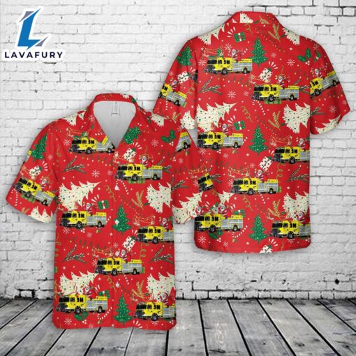 Ball Pond Volunteer Fire Company Christmas Hawaiian Shirt