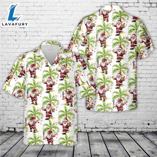 Baseball Christmas Funny Hawaiian Shirt