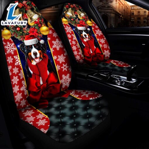 Bernese Mountain Dog Christmas Noel Gift Premium Custom Car Seat Covers Decor Protector Car Decor