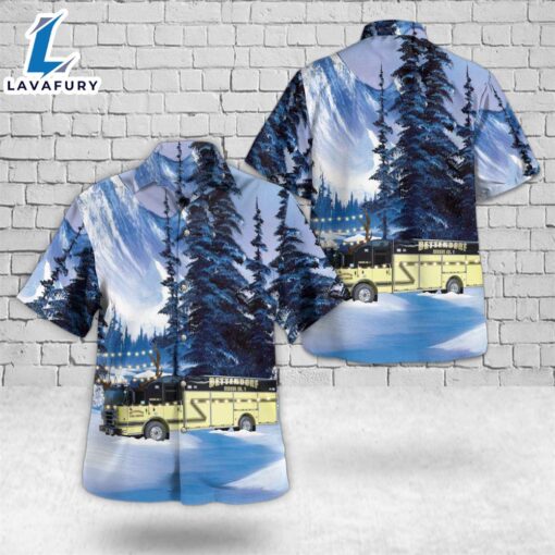 Bettendorf, Iowa, Bettendorf Fire Department Christmas Hawaiian Shirt