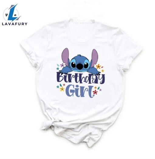 Birthday Girl T-Shirt, Disney Lilo Stitch Shirt, Birthday Boy Shirt, Family Shirt, Toddler Gift Shirt, Kid Tee Shirt